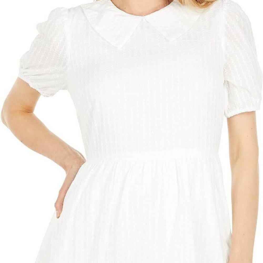Lost + Wander Coconut Vine Short Sleeve Mini Dress Size XS